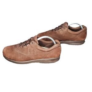 SAS Free Time Tripad Comfort Women's Size 9.5M Brown Suede Oxford Shoes